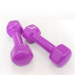 Plactic Multicolor 3 Weight Options Dumbell