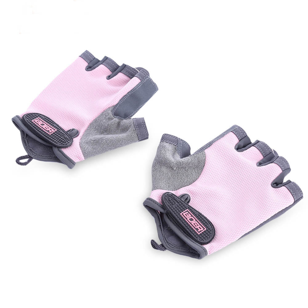 Pink & Grey Weight Lifting Glove