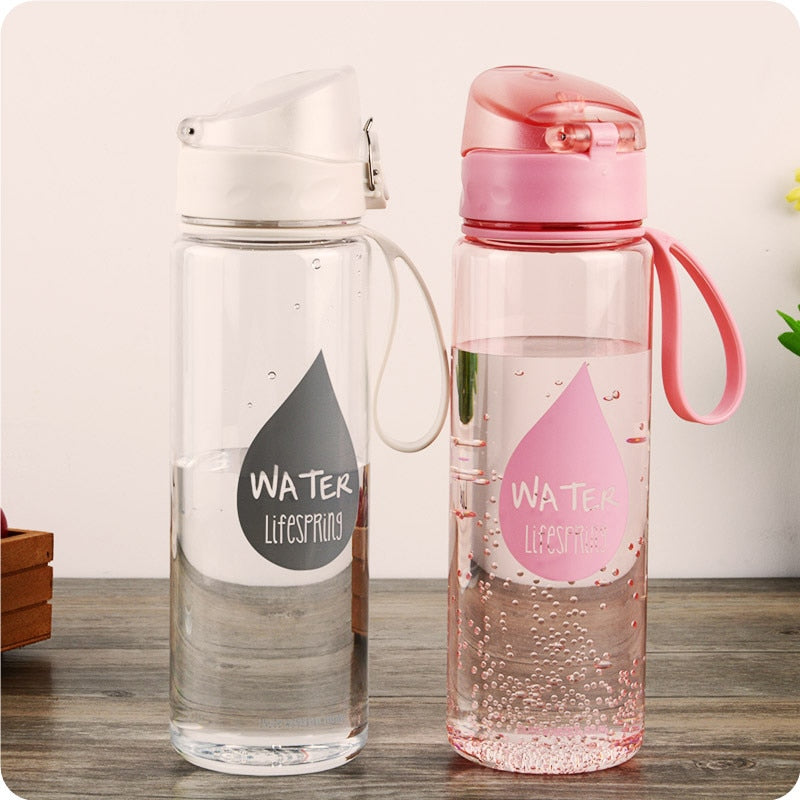 500 ml Grey & Pink Water Bottle
