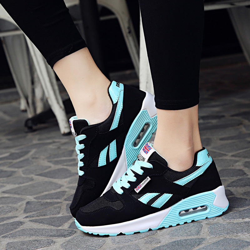 Lightweight Neon Blue Sneakers