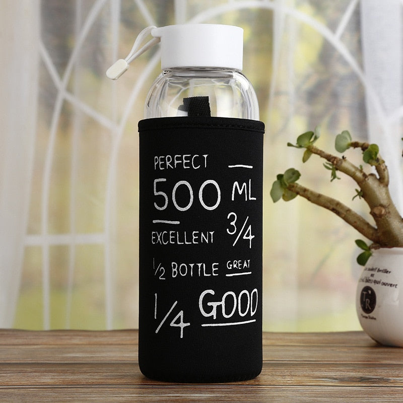 Black Single-Layer Water Bottle