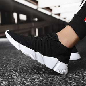 Comfortable Running Black Sneakers