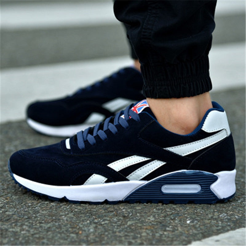 Blue Breathable Sneakers