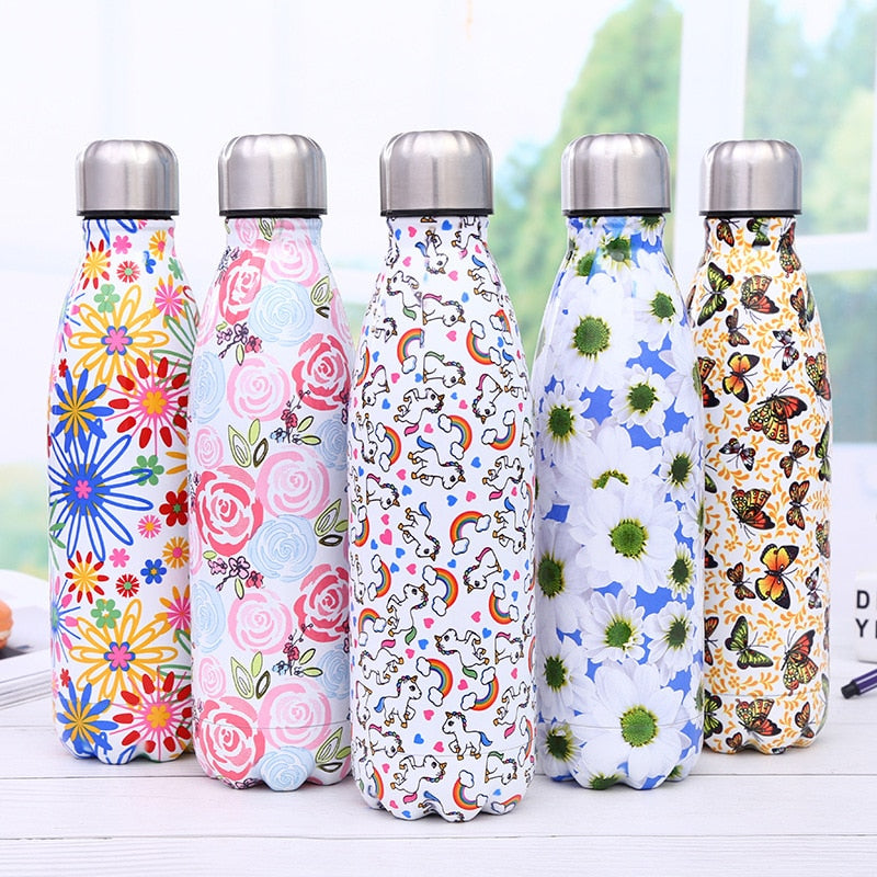 500 ml Stainless Steel Thermos Vacuum Water Bottle