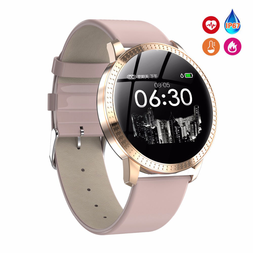 Heart Rate Monitor Bluetooth Pedometer Touch Intelligent Watch