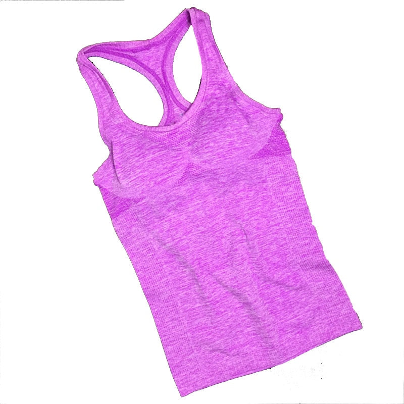 Purple Yoga & Running Undershirt