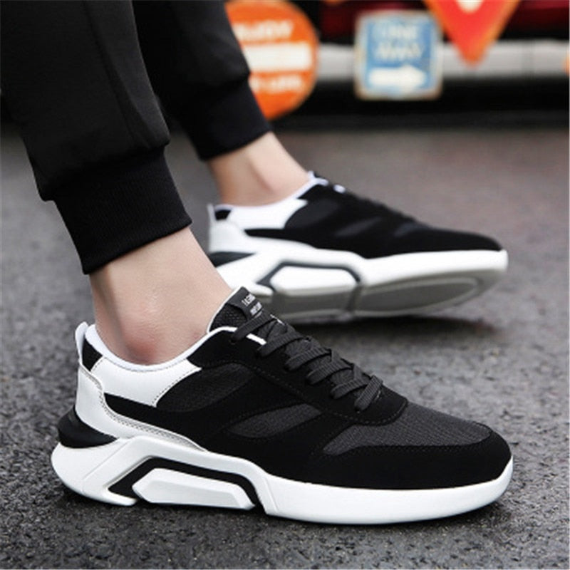 Black & White Comfortable Breathable Sneakers