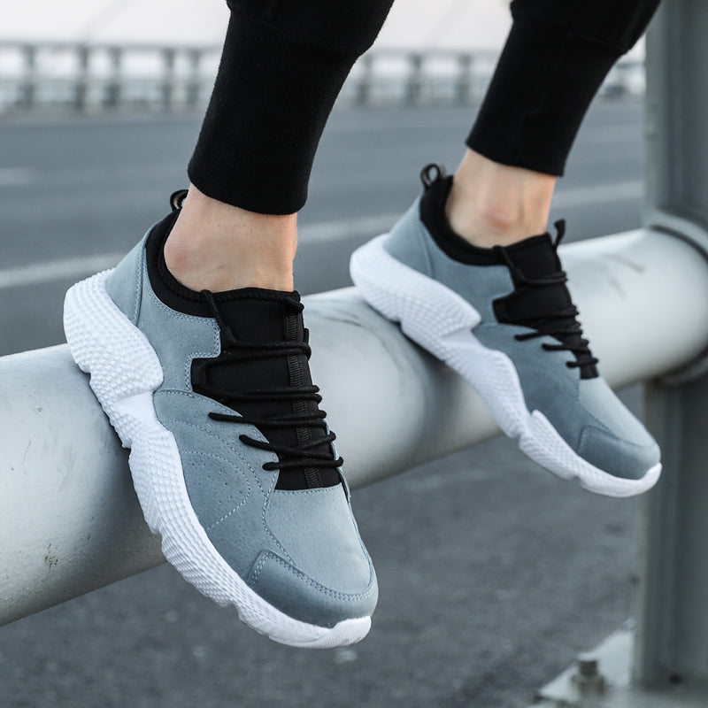 Leather Casual Grey Sneakers