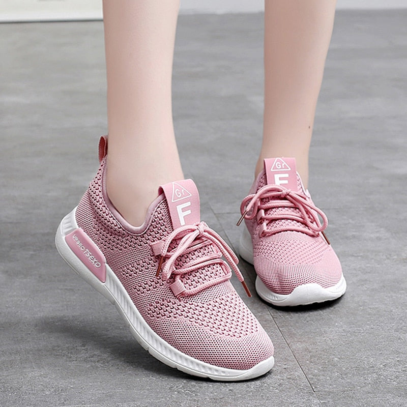 Casual Soft Pink Sneakers