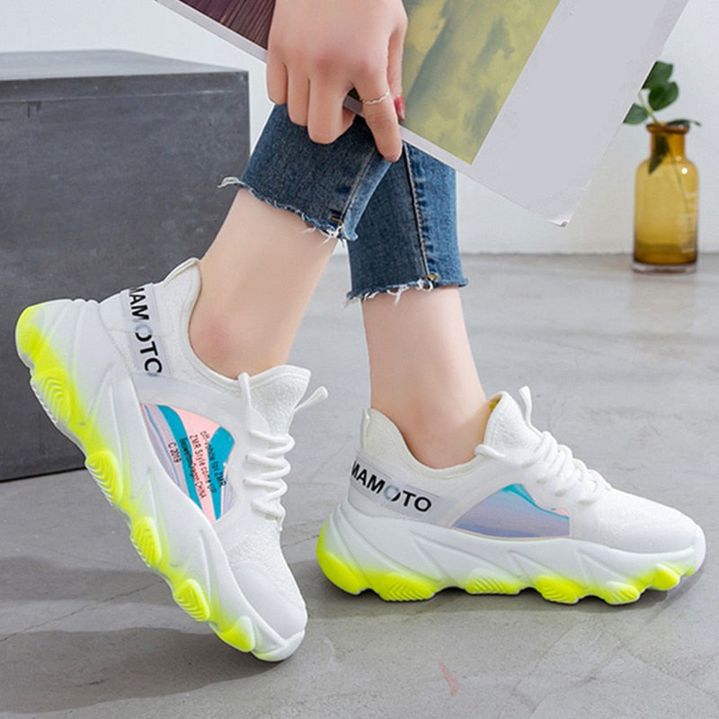 Chunky Platform Breathable Sneakers