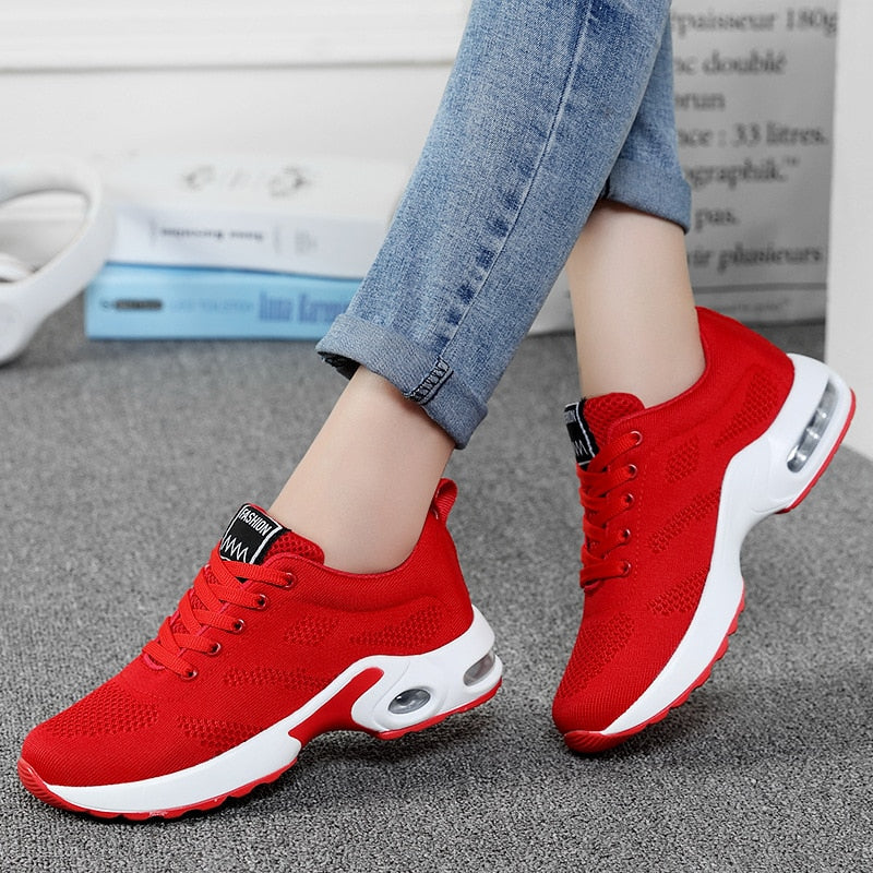 Casual Red Sneakers