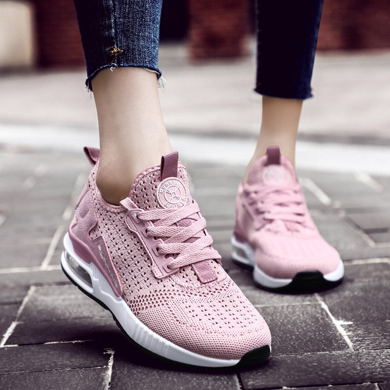 Breathable Casual Pink Sneakers