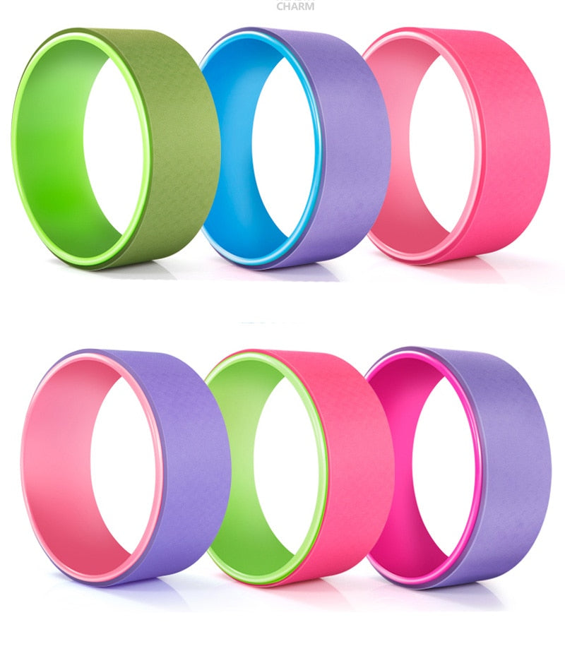 6 Color Yoga Wheel