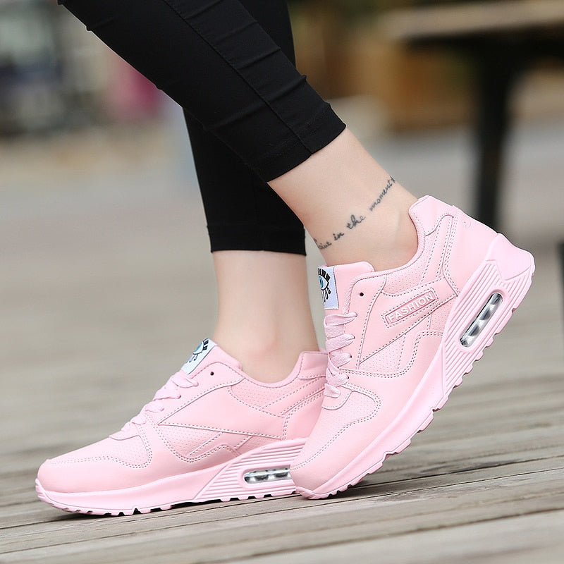 Casual Platform Pink Sneakers
